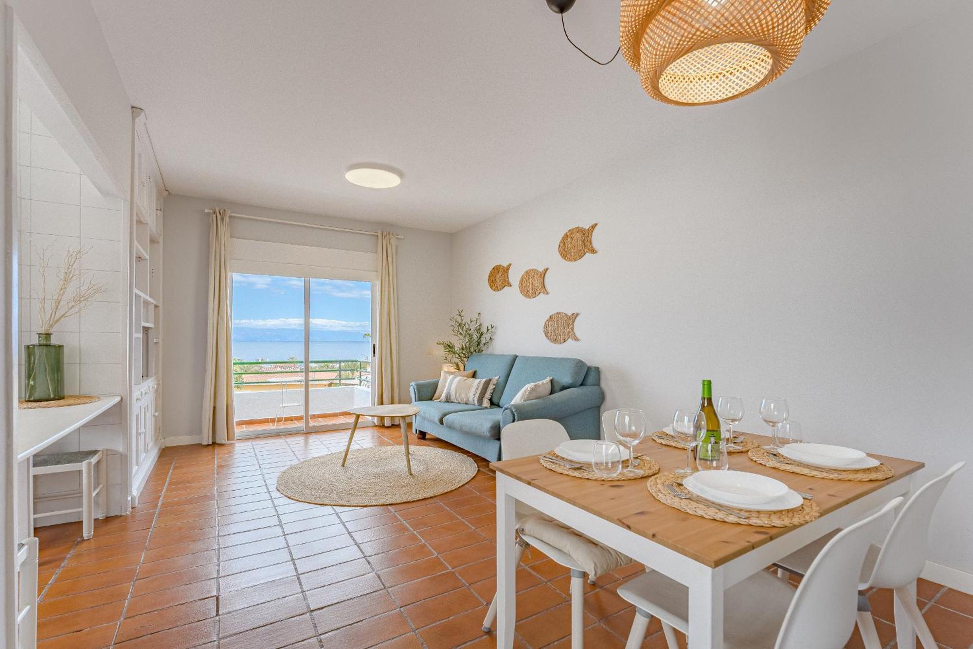 2Bdr Ocean View & Large Private Terrace In Puerto De Santiago Apartment Puerto de Santiago  Bagian luar foto